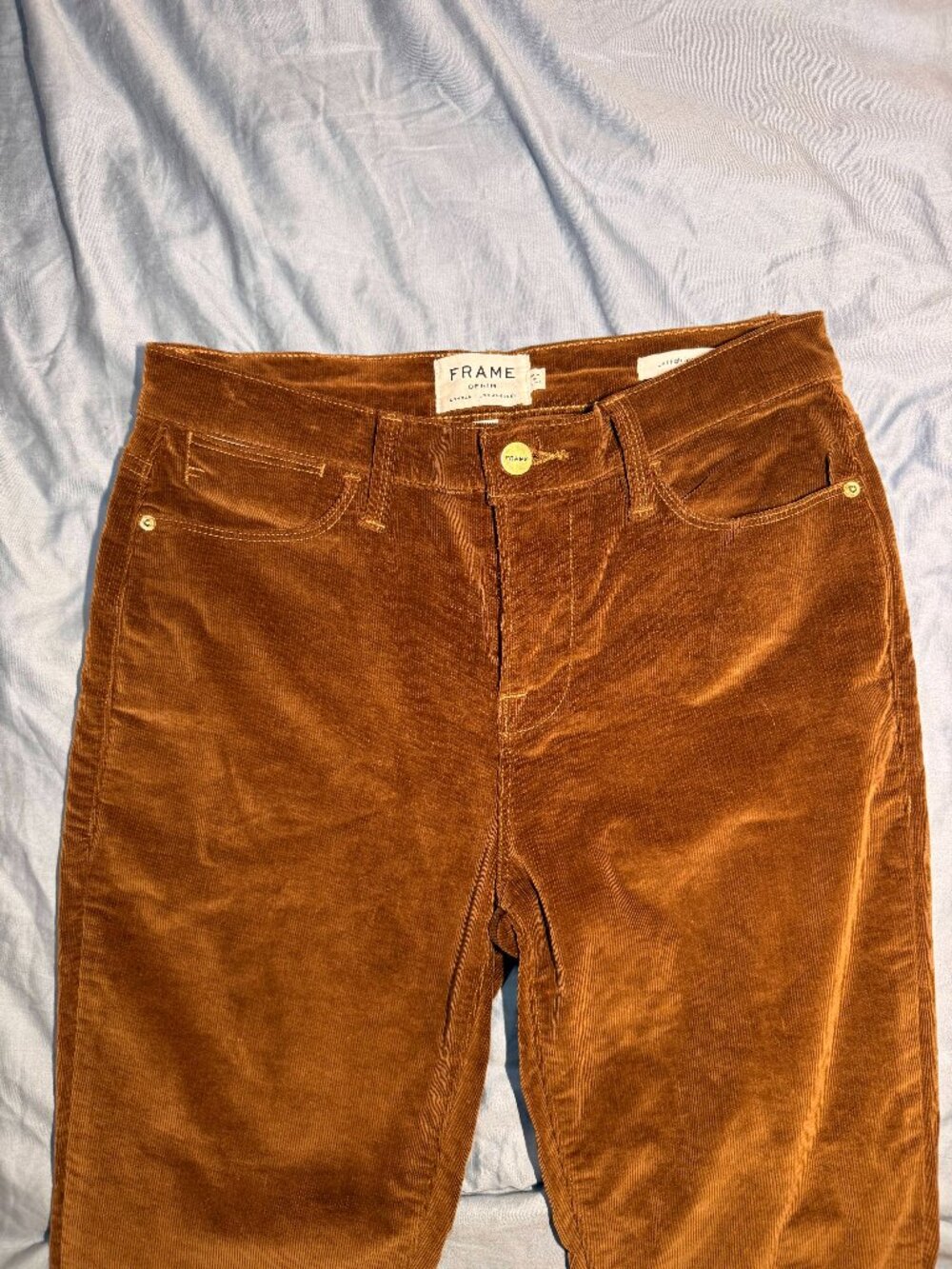 FRAME Denim Le Skinny Jeans | Camel | Size 26